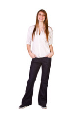 Beautiful Girl Standing Up