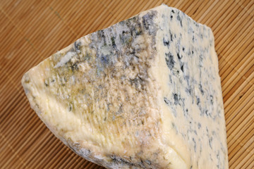 closeup with moldy cheese