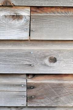 Brown wooden wall closeup