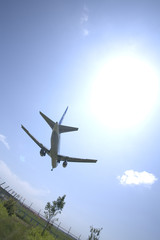 Sun and Airplane