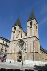 Fototapeta na wymiar Sarajevo katedra