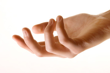man's hand