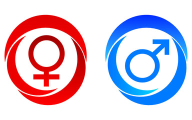 male and female icons