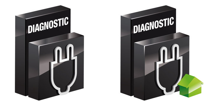icone diagnostic electricite