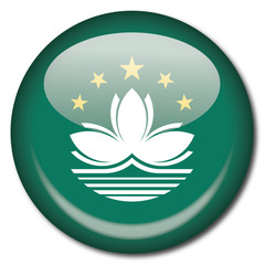 Fototapeta premium Chapa bandera Macao
