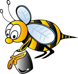 Honig, Imker, Biene, Logo, Icon, design element
