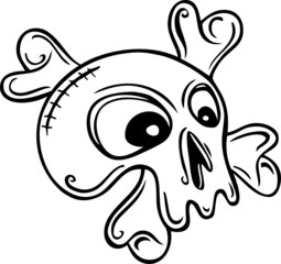 Totenkopf, skull, Pirat, Tattoo, design element