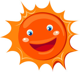 cartoon sun