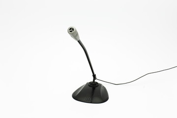 Microphone desktop with the spherical holder