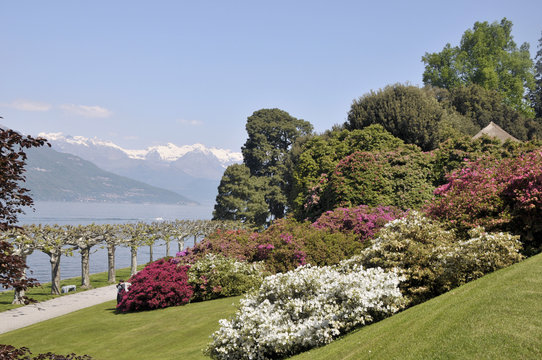 Gardens of Villa Melzi on Lake Como