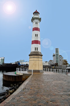 Lighthouse in Malmö, Sweden