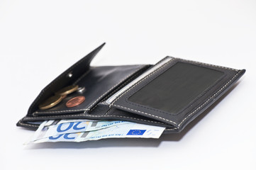 geöffnetes Portmonee