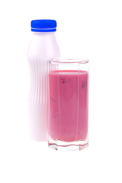 Berries smoothie in a glass