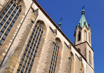 Fototapeta na wymiar church of Saint Maurice,Kromeriz world heritage site,