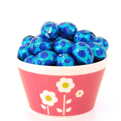 Easter eggs on background for your easter design