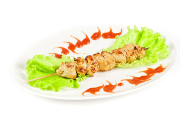 Grilled chicken meat