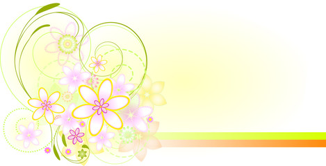 arrière-plan fleuri