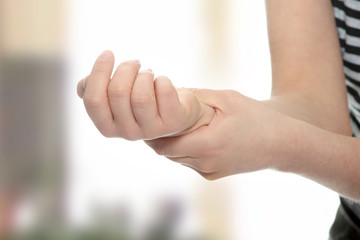 Wrist pain concept