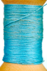 spool of thread macro texture