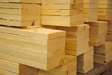 Wood industrial stack