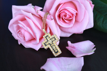 Rosen mit Kreuz