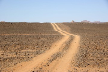 Fototapeta na wymiar Track, Libia