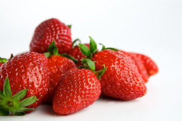 Fototapeta na wymiar Strawberry on white background