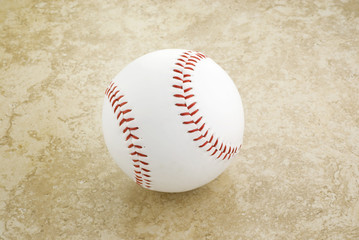 Softball on Vintage Background