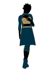 Jasmine Silhouette Illustration