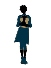 Jasmine Silhouette Illustration
