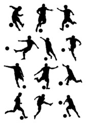 サッカーシルエット © kamichou