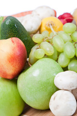 colorful fruits and vegetables