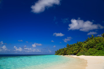 Fototapeta na wymiar Tropical Paradise at Maldives