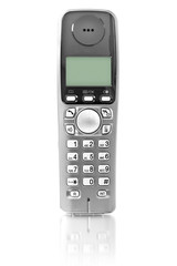 telephone. cordless isolated on white