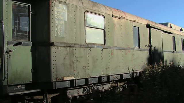 Historischer Waggon alt Eisenbahnwaggon