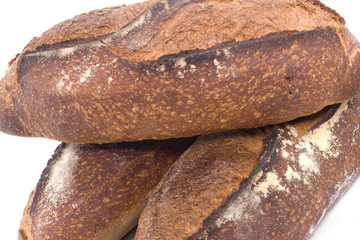 trois beaux pains de campagne