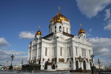 Fototapeta na wymiar Kopuła świątyni Kościół prawosławny Katedra