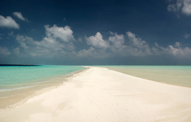 Obraz premium Sandbar at Maldives