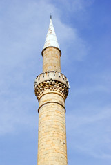 Minaret in Xanthi city, Greece