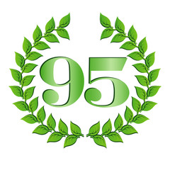 95-Lorbeerkranz auf S&auml;ule