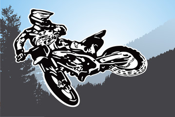 Motorcycle vector