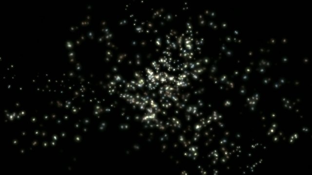 Flash particle background