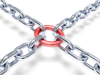 Obraz premium L'anello rosso