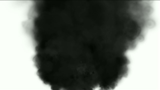 Black smoke or ink,seamless loop,def