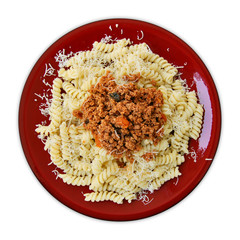 pasta with bolognese sauce