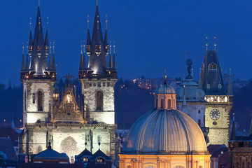 prague - spires of the old town - 21520799