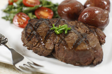 filet mignon cooked
