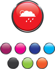 Weather on button with metallic border