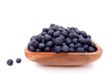 Bowl of blueberries
