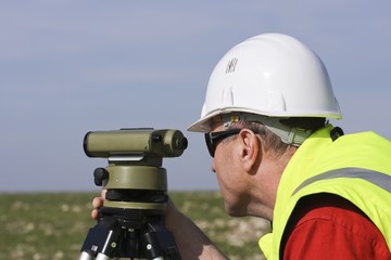 Géomètre au travail
